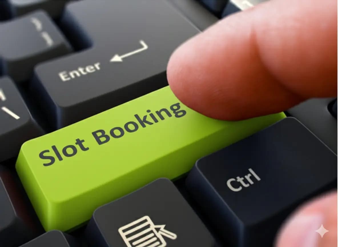 book your empty slot